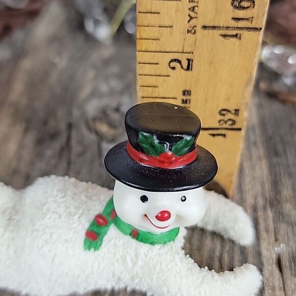 Holiday decor of snowman Set of 2 - Picture 5 of 6